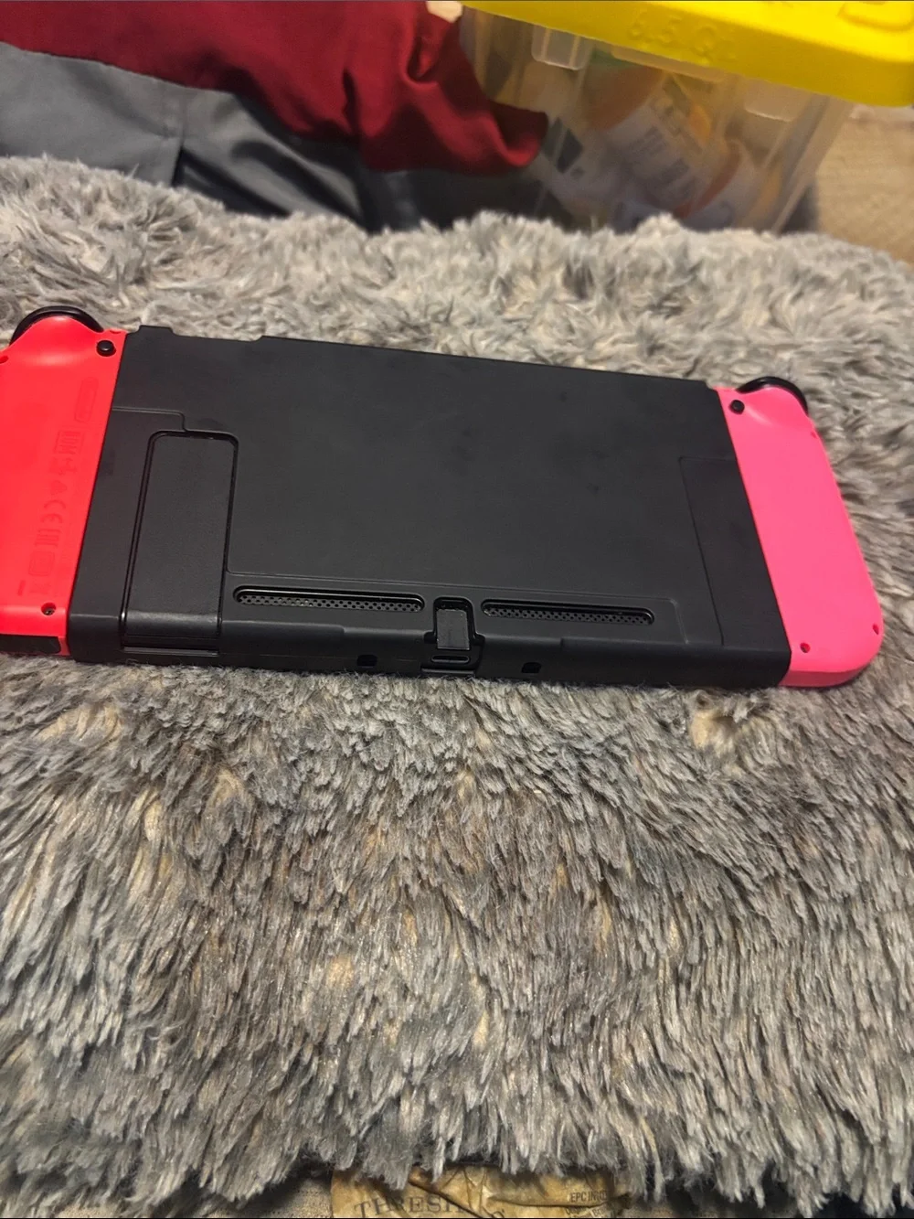 Nintendo Handheld Gaming Console with Pink Joy-Con Controllers